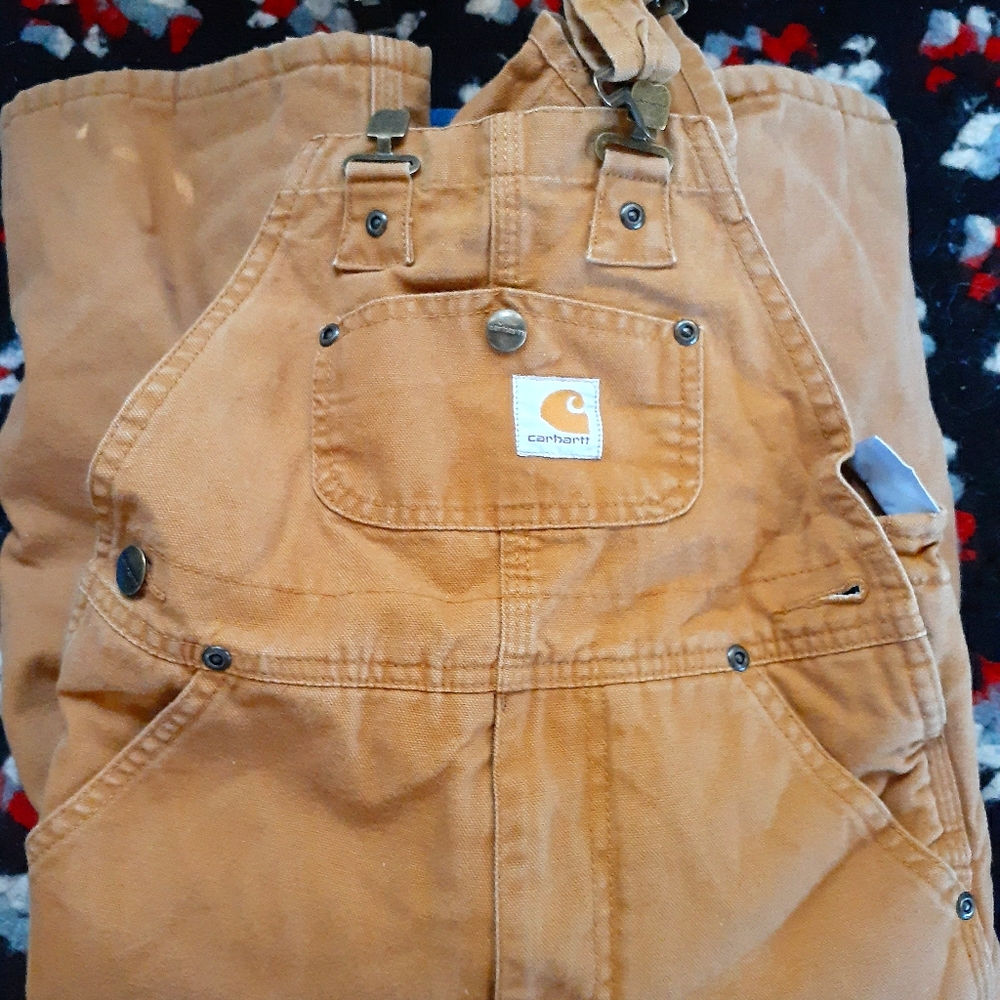 Sz4 lined Carhartt overalls